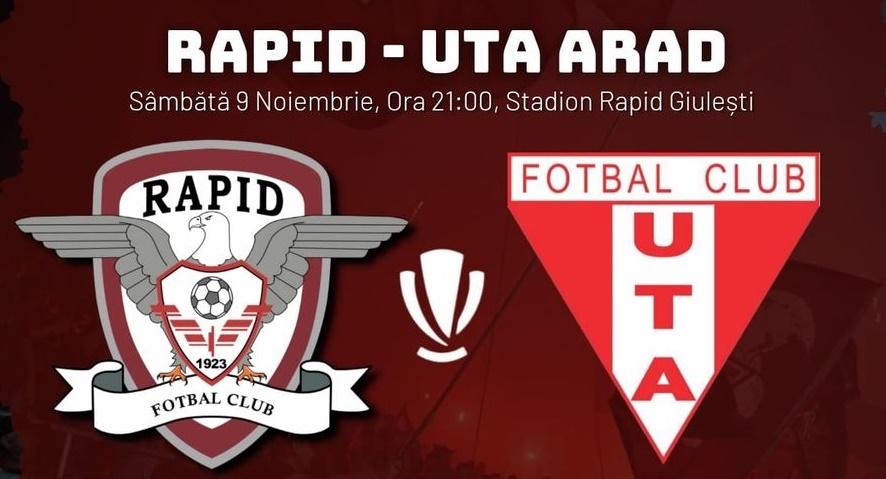 Rapid – UTA: Şumudică vs Rednic, duelul foştilor campioni din Giuleşti