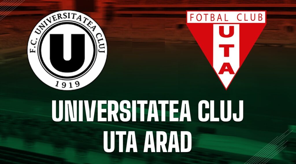 U Cluj – UTA: „Şepcile roşii” vor să revină pe locul 1