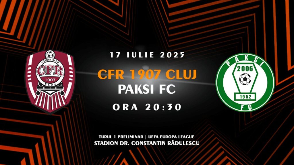 Europa League: CFR Cluj vs Paksi – Miza pe ardeleni