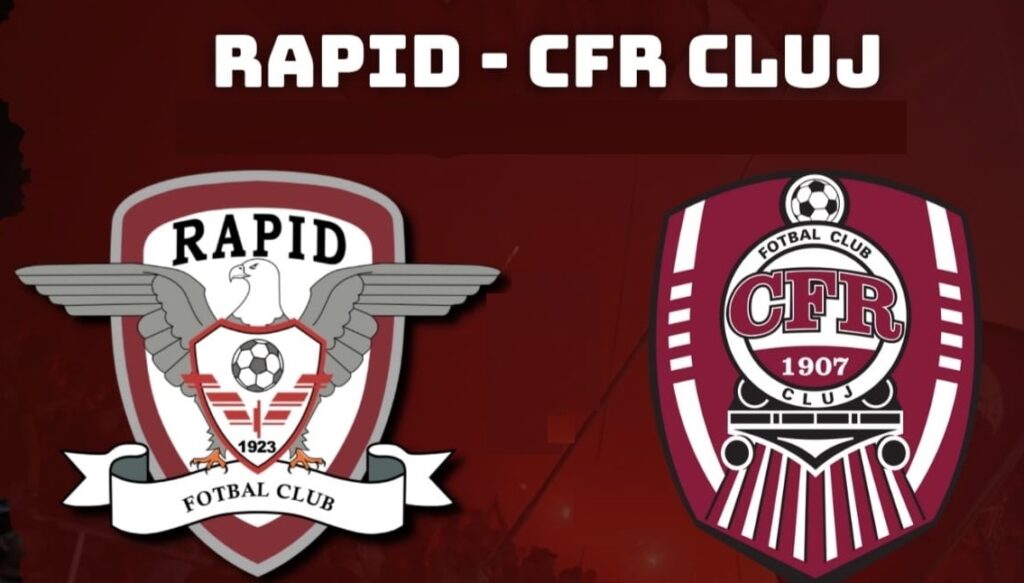 SuperLiga: Rapid vs CFR Cluj – Ora revanşei în Giuleşti