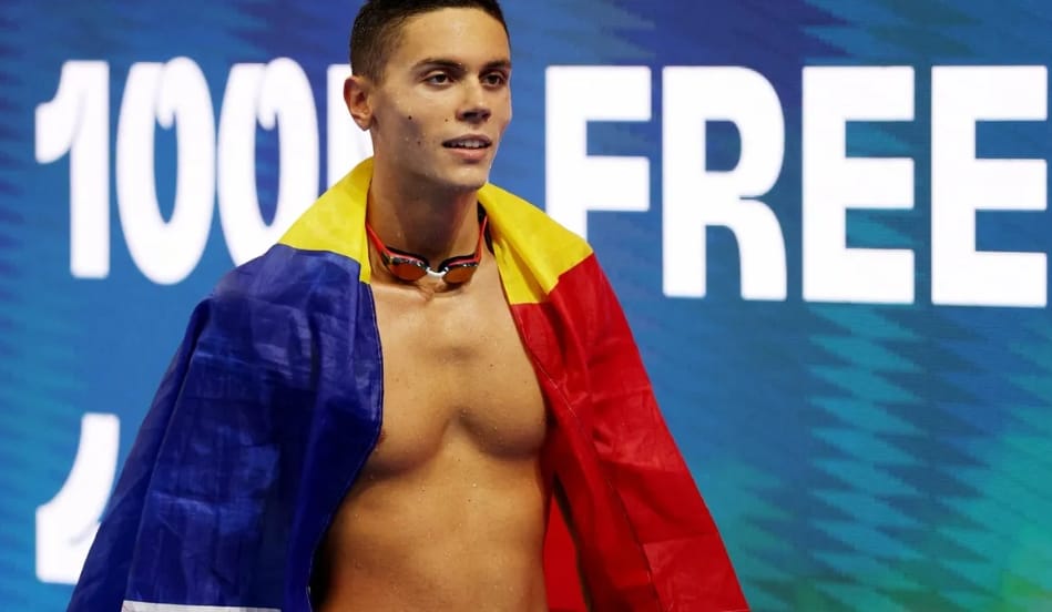 Norocul lui David Popovici: nu înoată pentru FCSB, unde Gigi l-ar fi schimbat după primii 50 de metri