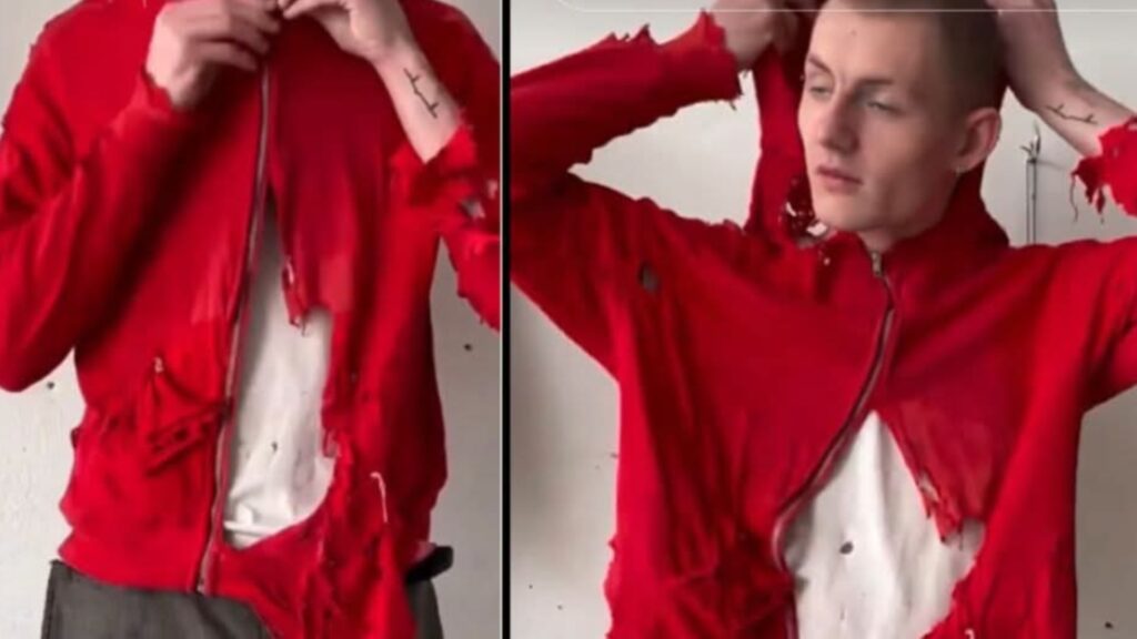 Hanoracul distrus de la Balenciaga: 950 de euro. Data viitoare vor scoate unul de 2000 de euro, cu pete de motorină