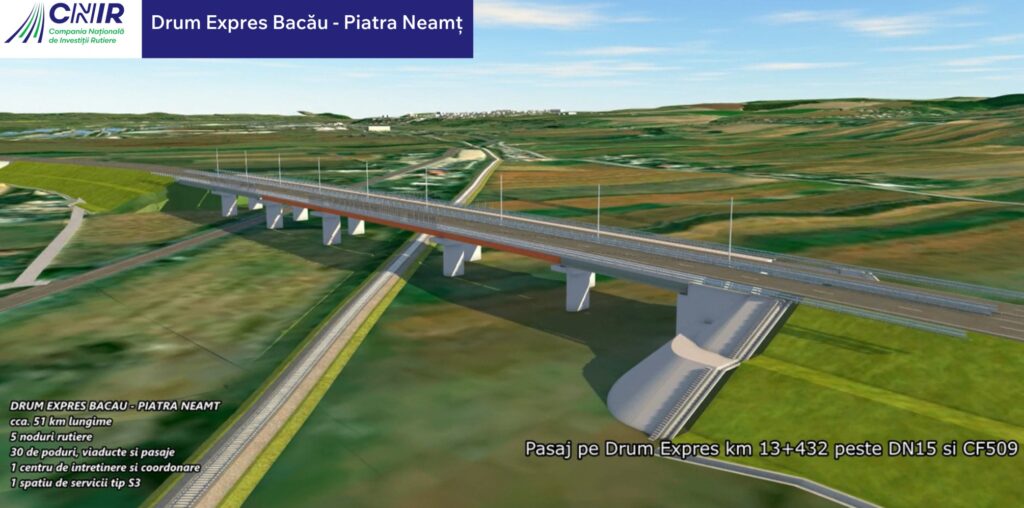Licitație pentru contractul de supervizare la Drumul Expres Bacău-Piatra Neamț. Costuri estimate până la 87,7 milioane lei