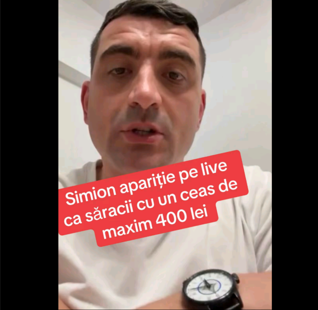 George Simion, surprins într-o stare avansată de sărăcie