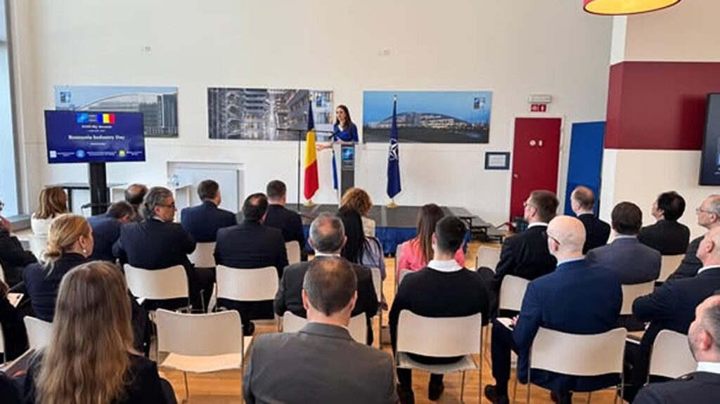 Oana Țoiu, la sediul NATO: Companii românești au prezentat soluții de apărare la Romanian Industry Days