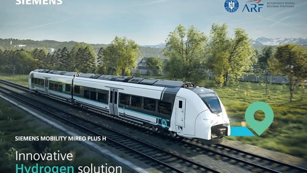 România cumpără 12 trenuri electrice pe hidrogen de la Siemens Mobility, contract de peste 1,134 miliarde lei