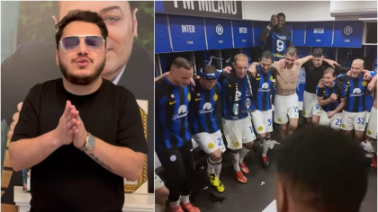 Ionuț Cercel a reacționat! Cum s-a filmat după ce jucătorii lui Inter au dansat pe melodia „Made in Romania”: „Oamenii mei! Se distrează tot globul”