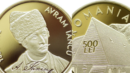 BNR lansează trei monede aniversare: Se împlinesc 200 de ani de la nașterea lui Avram Iancu. Cât valorează moneda de aur