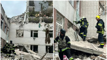 Un bloc de locuințe din Ucraina, spulberat de o rachetă a Rusiei. Cel puțin 14 morți și mulți dispăruți